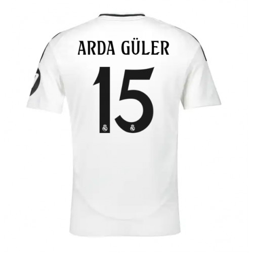 Fotballdrakt Herre Real Madrid Arda Guler #15 Hjemmedrakt 2024-25 Kortermet